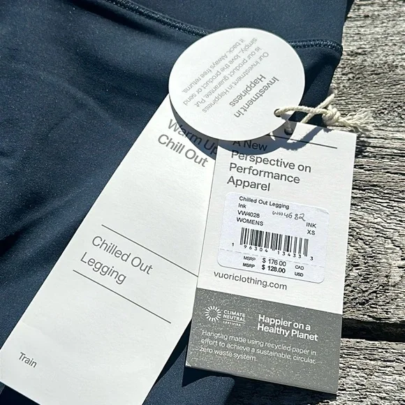 VUORI Chilled Out Legging Women's Performance Legging INK BLUE SIZE‎ XS NWT